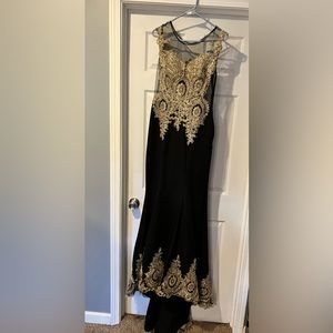 Evening Gown with train.